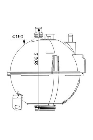 RADYATOR YEDEK SU DEPOSU BMW B47 N47 N20 N55 N57 F25 F26