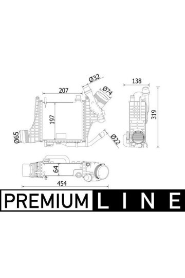 TURBOSARJ RADYATORU MERCEDES M264 W205 S205 C205 A205 C257 W213 S213 C238 A238 X253 C253