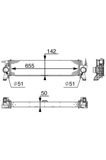 TURBOSARJ RADYATORU MERCEDES VITO W447 14>