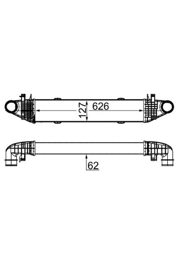 TURBOSARJ RADYATORU MERCEDES W204 S204 W212