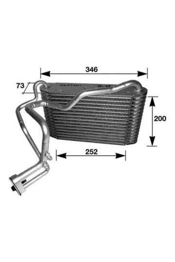 Verdampfer AUDI 80 / CABRIOLET/COUPE