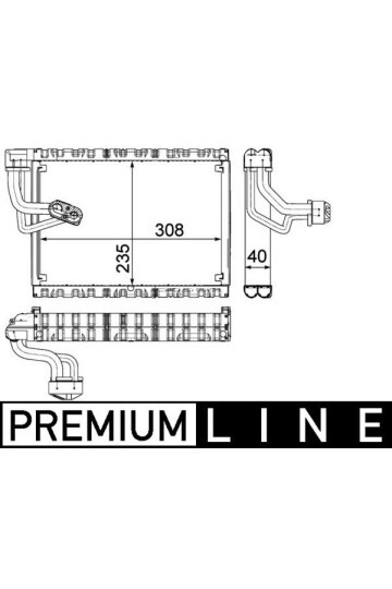 Verdampfer AUDI A4 / A5 RHD