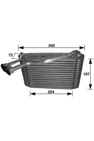 Verdampfer AUDI A4 8D2. B5