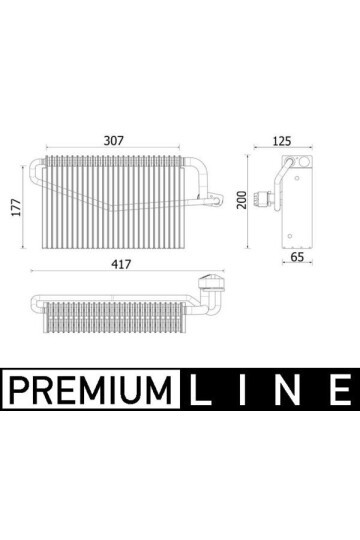 Verdampfer MB C-CLASS W203
