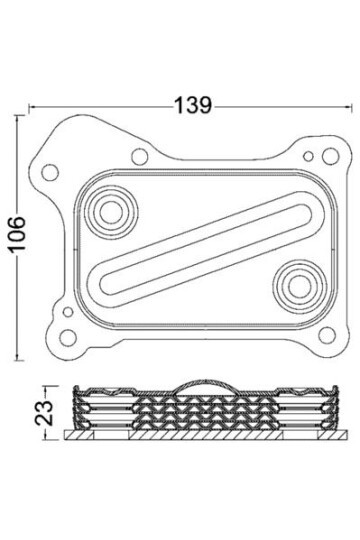 YAĞ SOĞUTUCU RADYATÖRÜ CORSA C-D COMBO C-D ASTRA H-J MERIVA B-AVEO-DOBLO-LINEA-PUNTO 1.3 CDTI-MTJ 75hp Z13DTH-DTJ A13DTC-DTE-DTR İNCE TİP