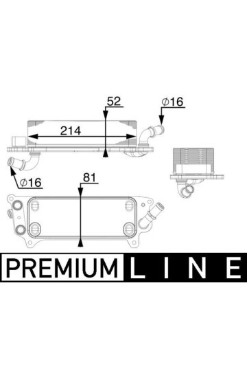 YAĞ SOĞUTUCUSU AUDI A6-A7 BM 1.8-2.0-3.0 TFSI-TDI-QUATTRO 2011 >