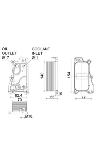 YAG SOGUTUCUSU MERCEDES M272 W203 W204 C209 C219 W211 W212 W221