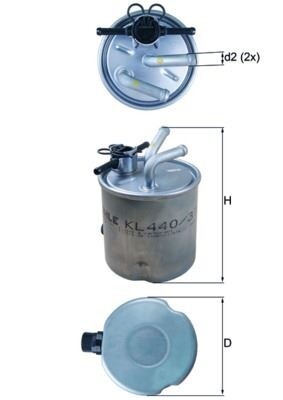 YAKIT FİLTRESİ In-line fuel filter