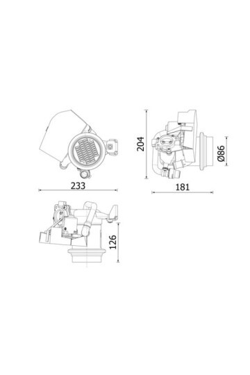 EXHAUST GAS RECİRCULATİON COOLER EGR-COOLER AUDI A1