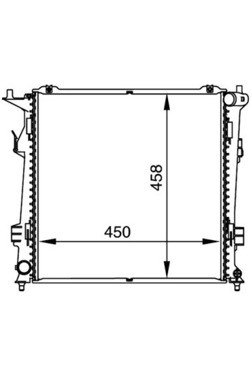 Kühlmittelkühler KIA CEED 1.6D
