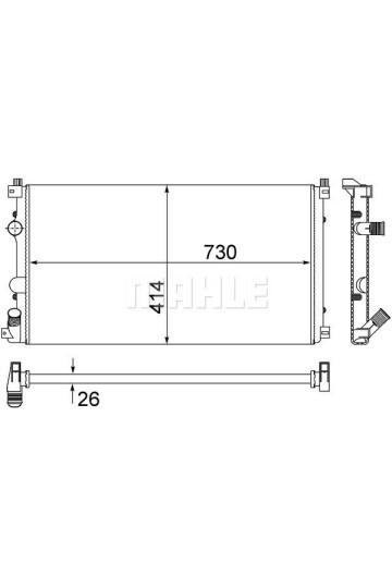RADYATÖR RENAULT MASTER- OPEL MOVA